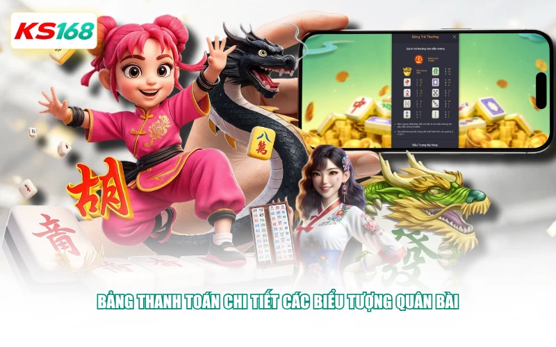 Bảng thanh toán chi tiết các biểu tượng quân bài